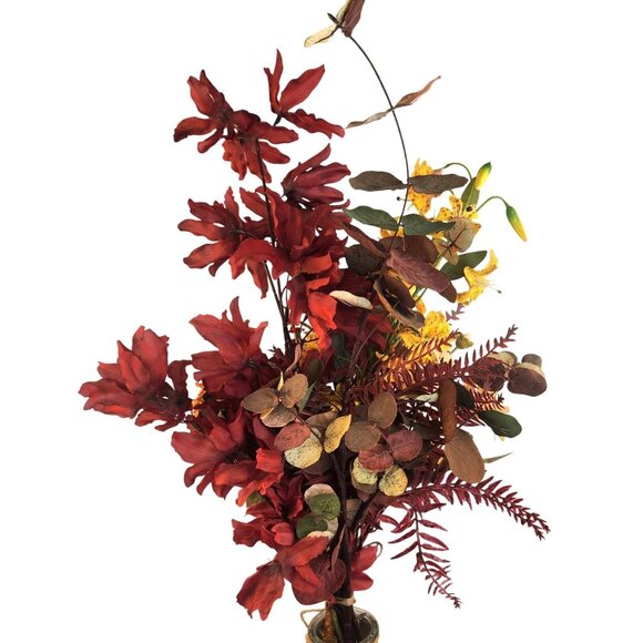 Artificial Mixed Floral Bouquet With Sunflowers Protea Lily & Daisies 20-25 Inch - Picture 3 of 16